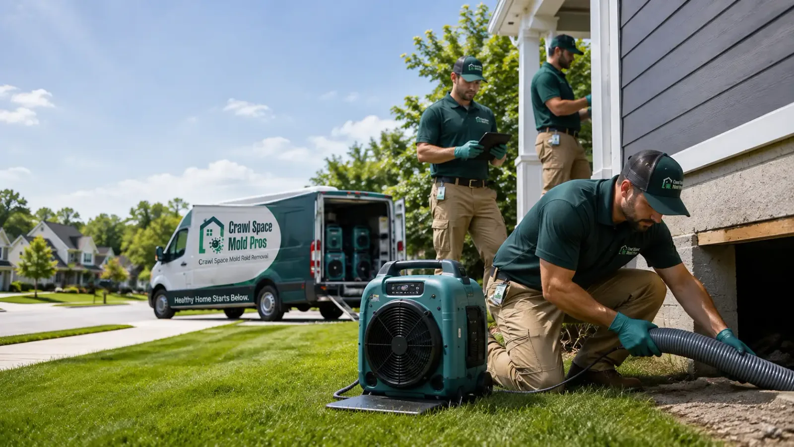 Crawl Space Mold Removal in Burlington, CO